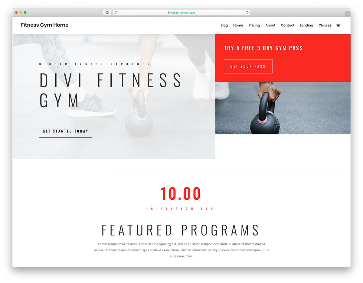 thèmes WordPress de remise en forme