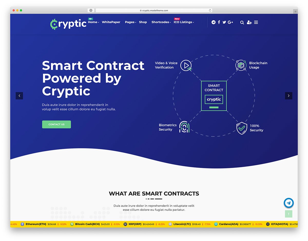 enigmático - tema de site de criptografia