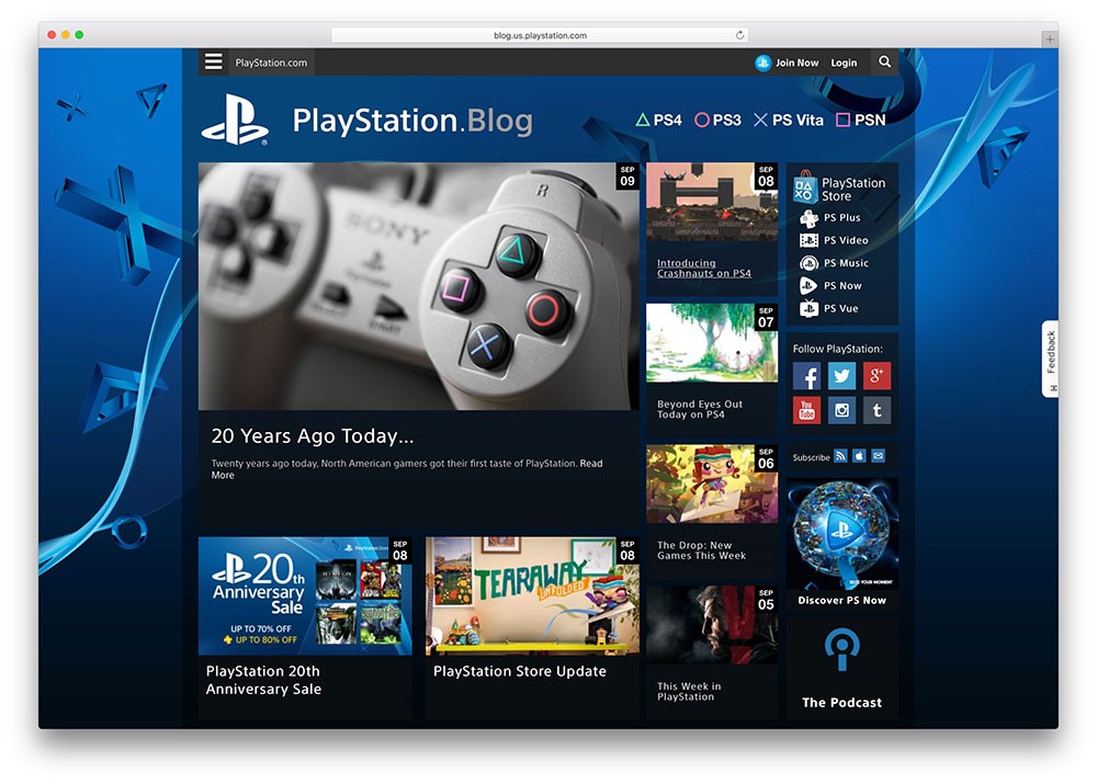 Playstation-games-news-site