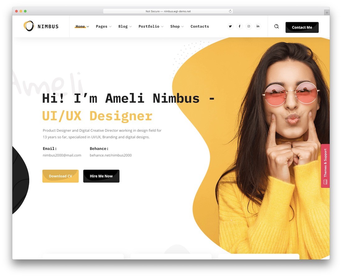 tema wordpress nimbus untuk programmer