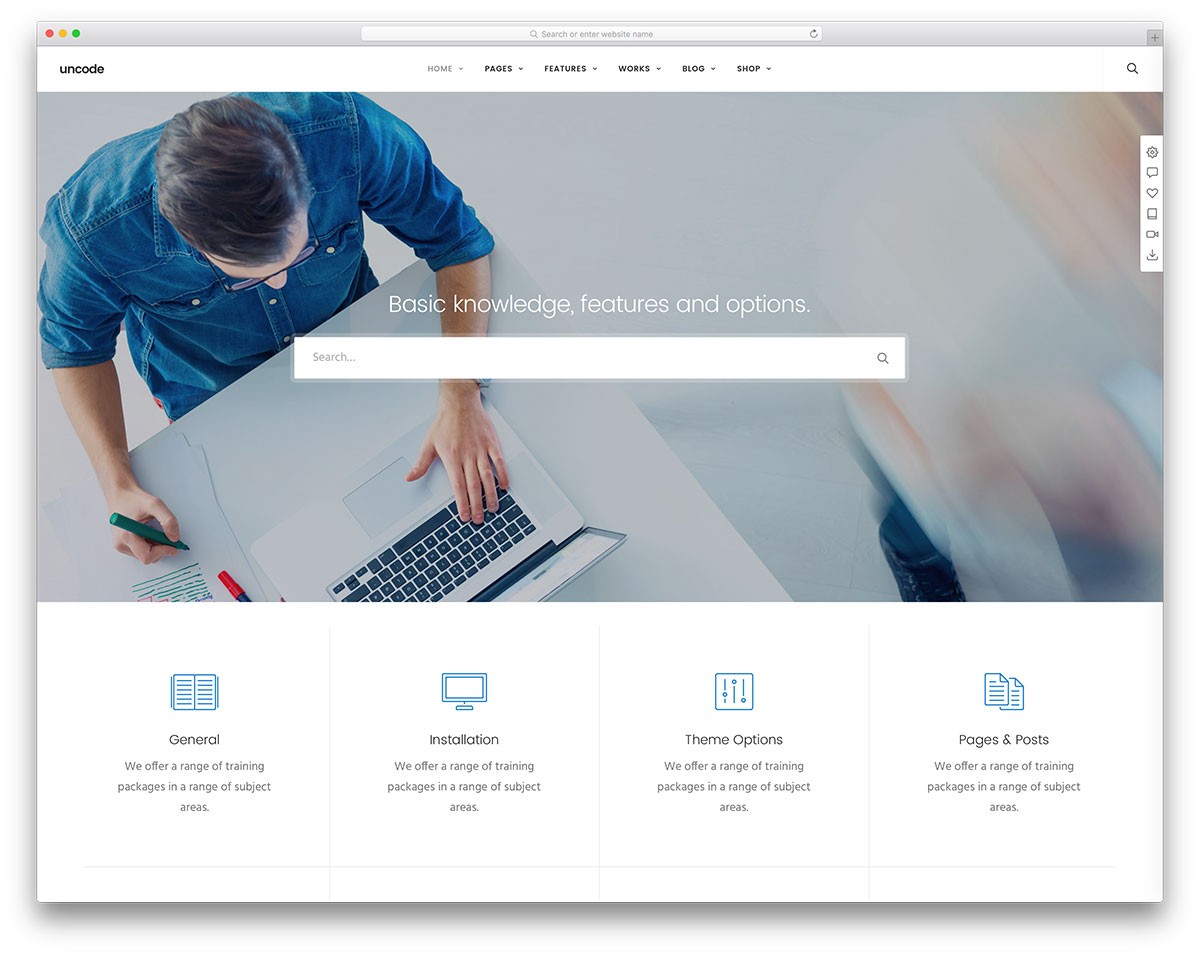 uncode-tech-support-wordpress-template