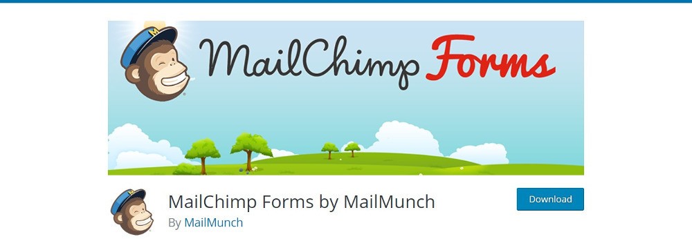 Formulários MailChimp por MailMunch