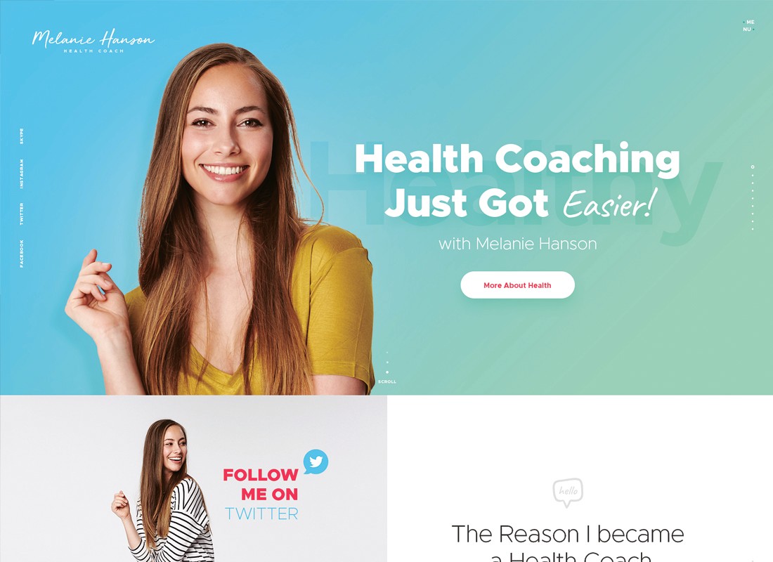 Melanie Hanson | Tema WordPress Health Coach Blog & Lifestyle Magazine