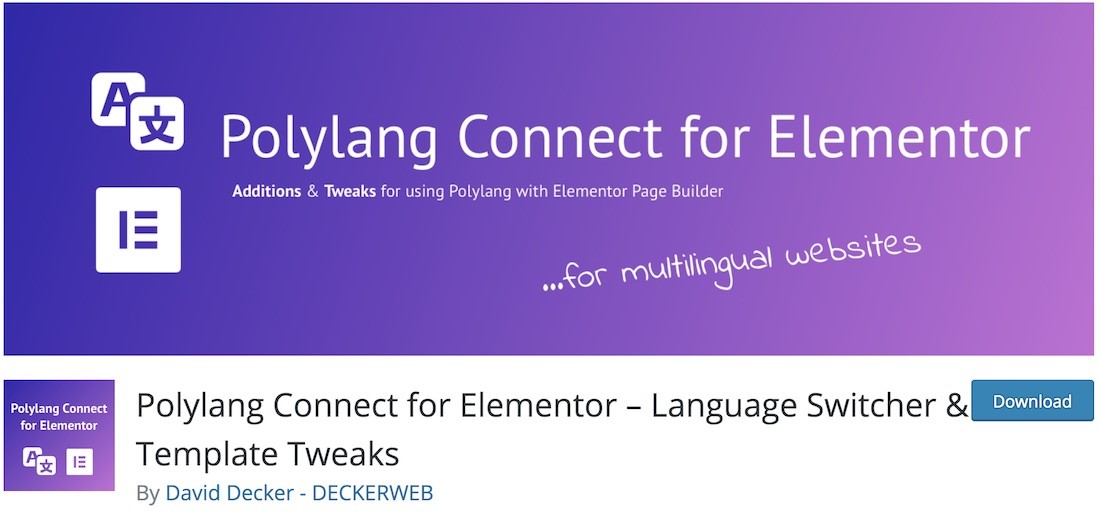 conectar plugin multilíngue polylang elementor wordpress