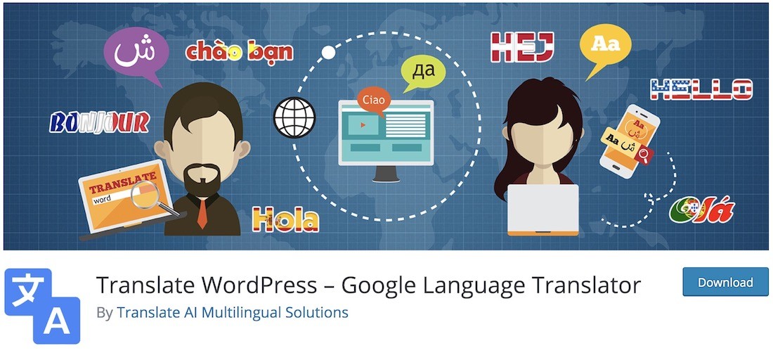 tradutor de idiomas do google plugin multilíngue wordpress