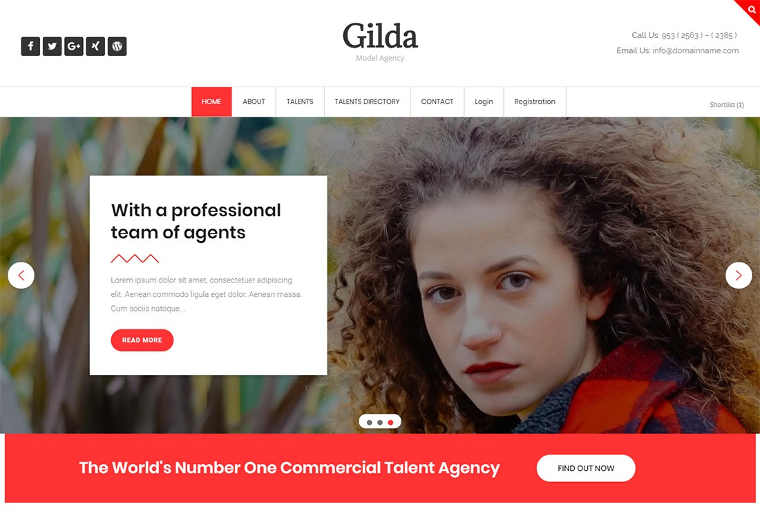 Gilda - Tema Aktor WordPress