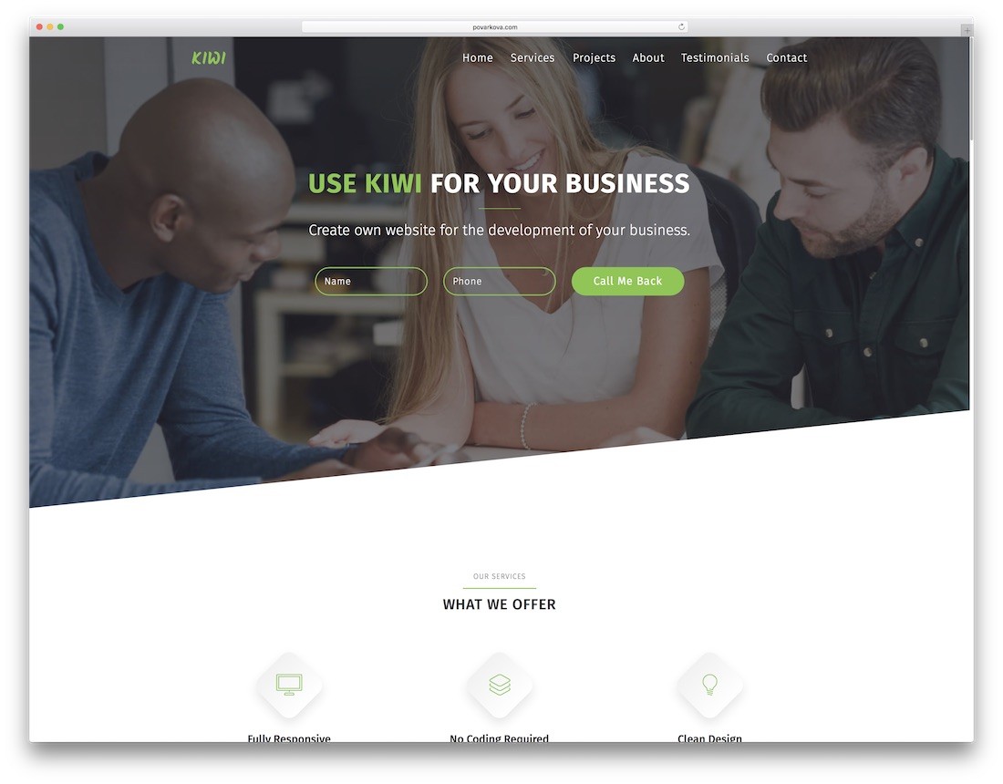 template muse adobe kiwi