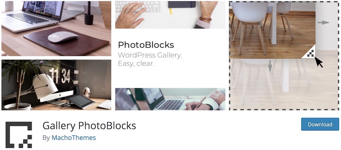 画廊 photoblocks 免费的 wordpress 画廊插件