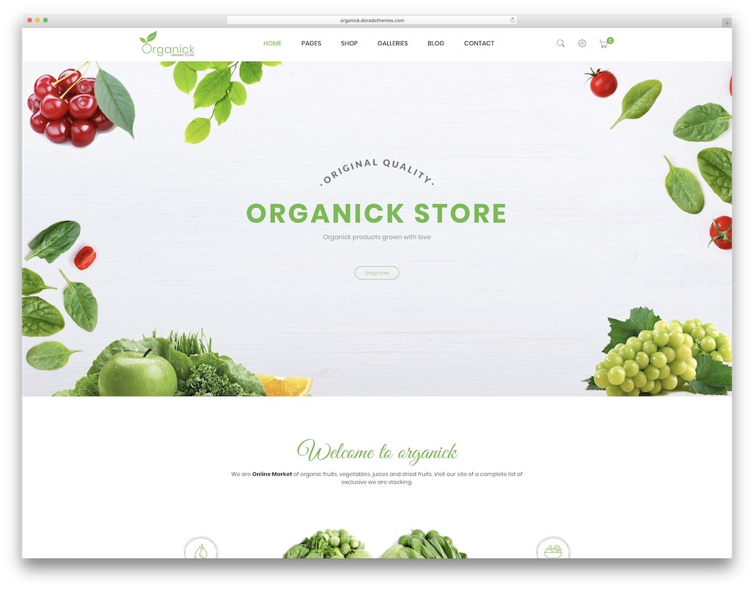 tema organick prestashop