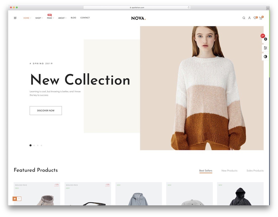 tema prestashop nova