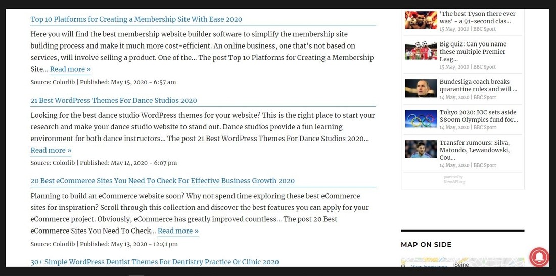 WordPress RSS Feed Retriever 演示页面