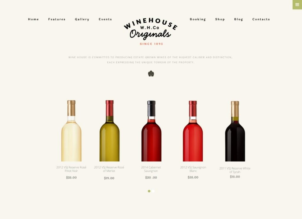 酒屋 | Vineyard & Restaurant Liquor Store WordPress 主题