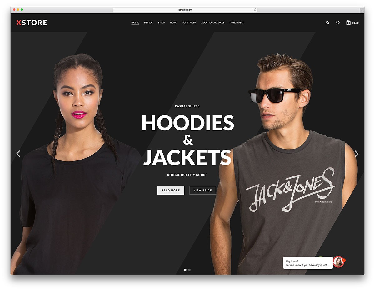 xstore-dark-woocommerce-modelo de site