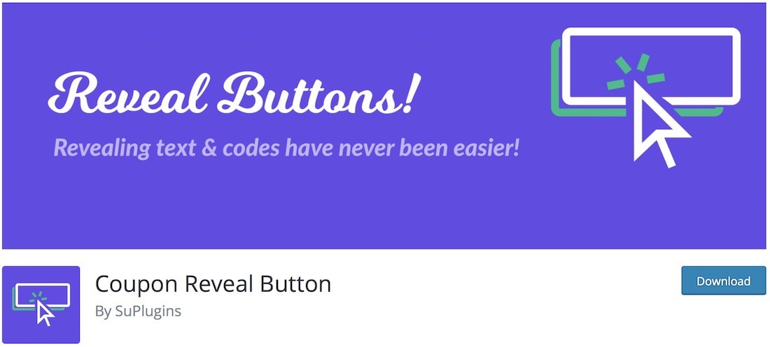 botão de revelação de cupom plugin de ofertas diárias do wordpress