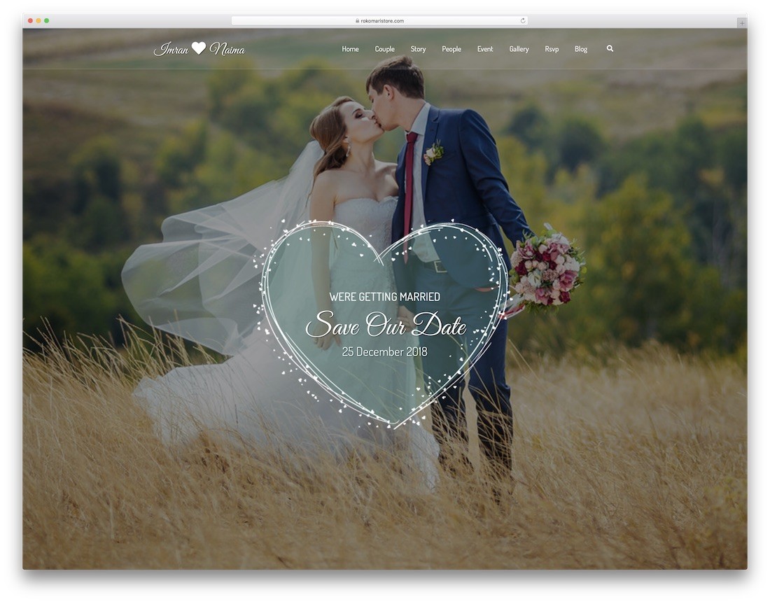 tema de boda wordpress lavelo