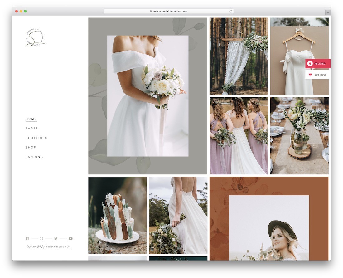 tema de boda de wordpress solene