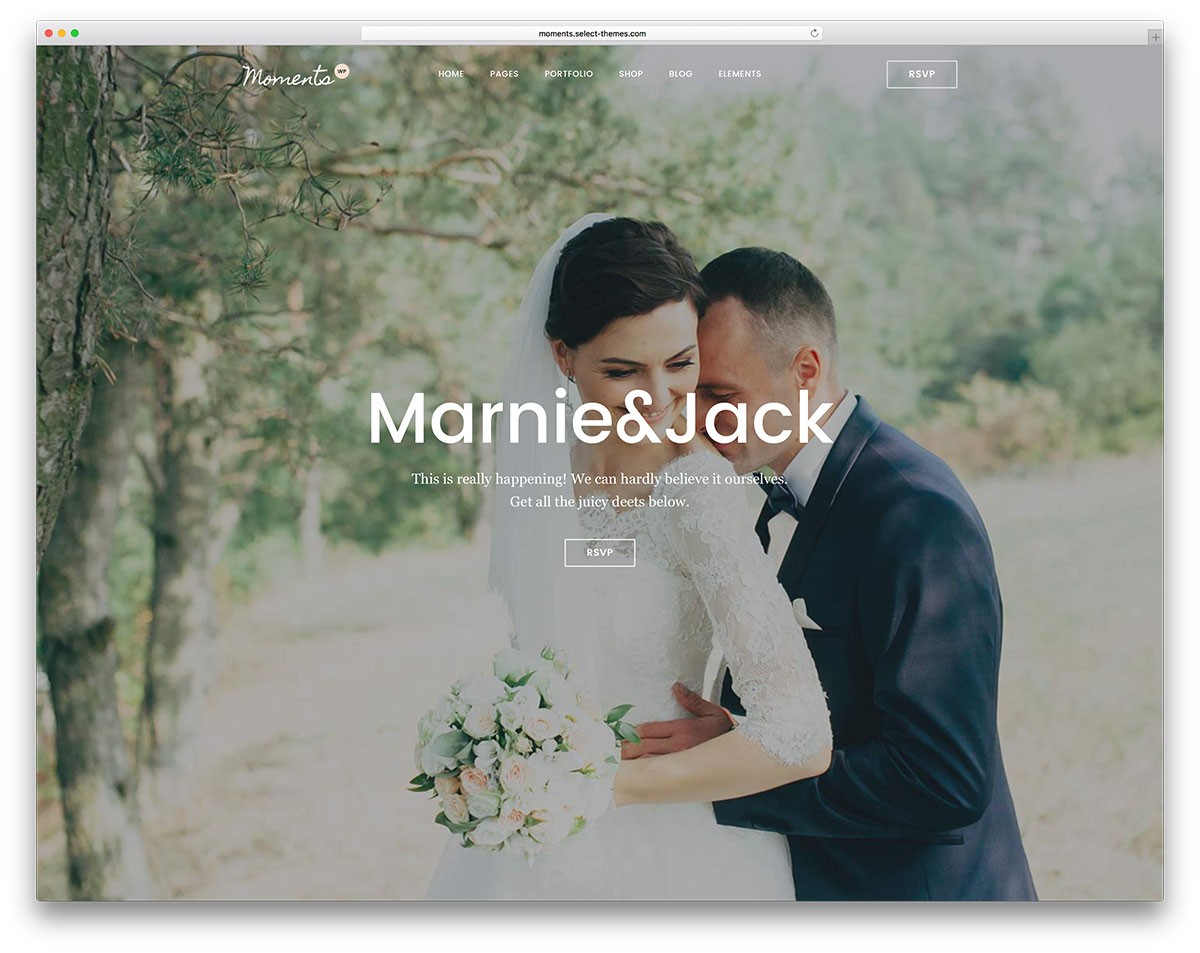 tema moderno de wordpress para bodas