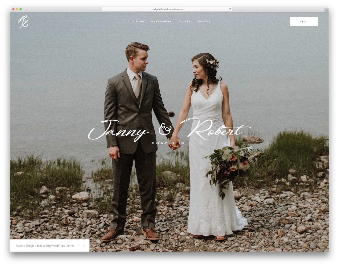 puente wordpress boda tema