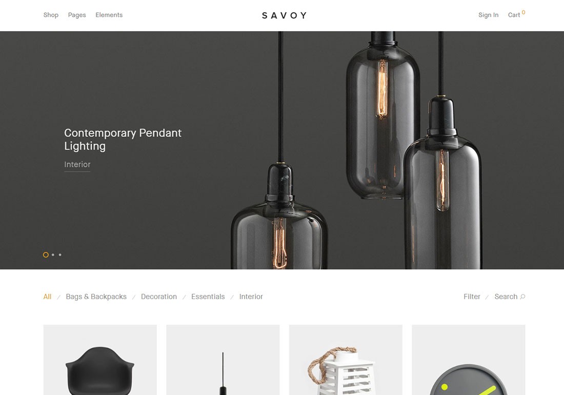 ธีม savoy ajax woocommerce