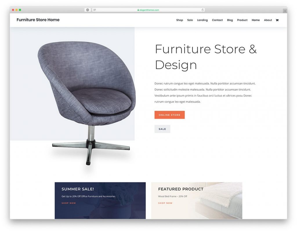 tema wordpress furnitur