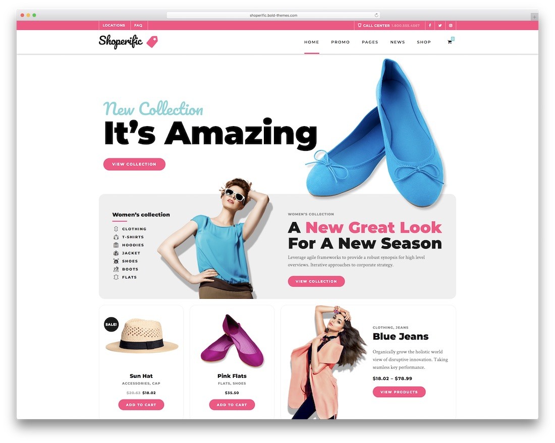 shoperific tema de la tienda web de wordpress