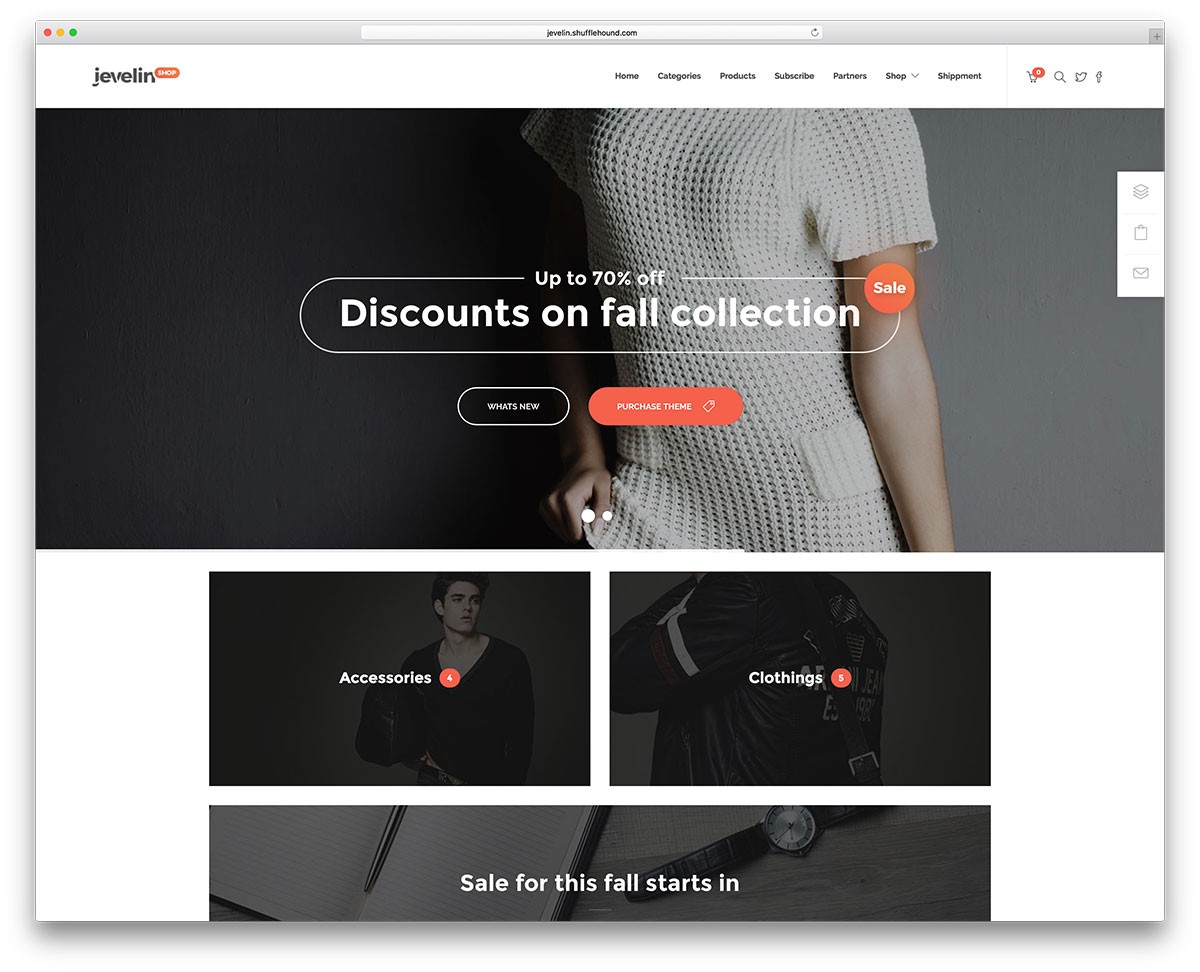 jevelin-ecommerce-wordpress-tema