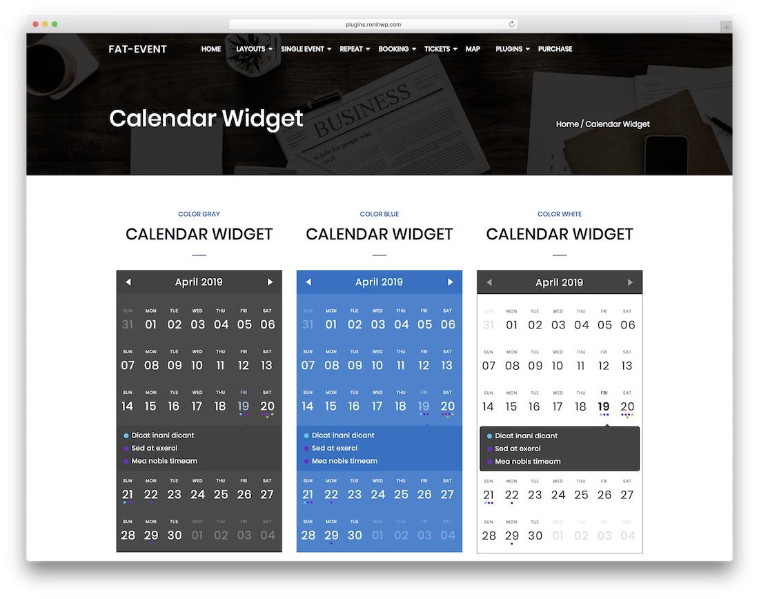 plugin kalender wordpress acara gemuk