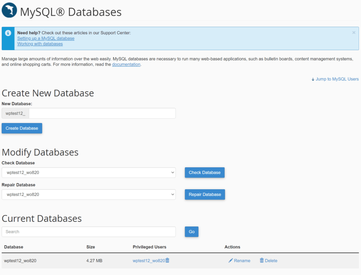 Interface de banco de dados