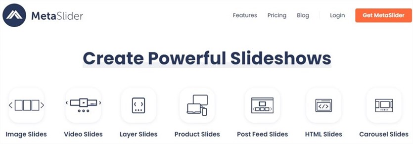用于图像的 MetaSlider WordPress 插件