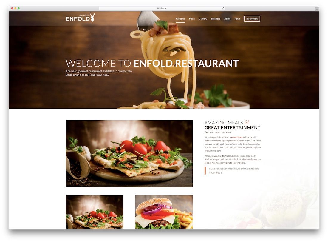 duyarlı catering wordpress temasını sarmak.