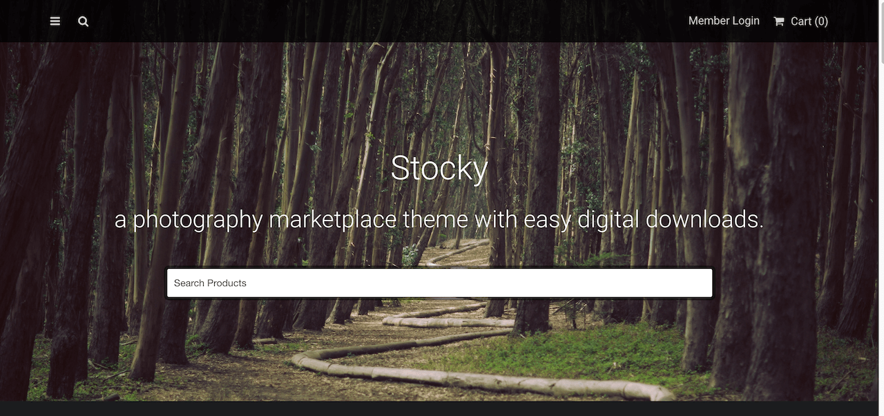 Stocky - معرض الصور الفوتوغرافية، سوق WordPress