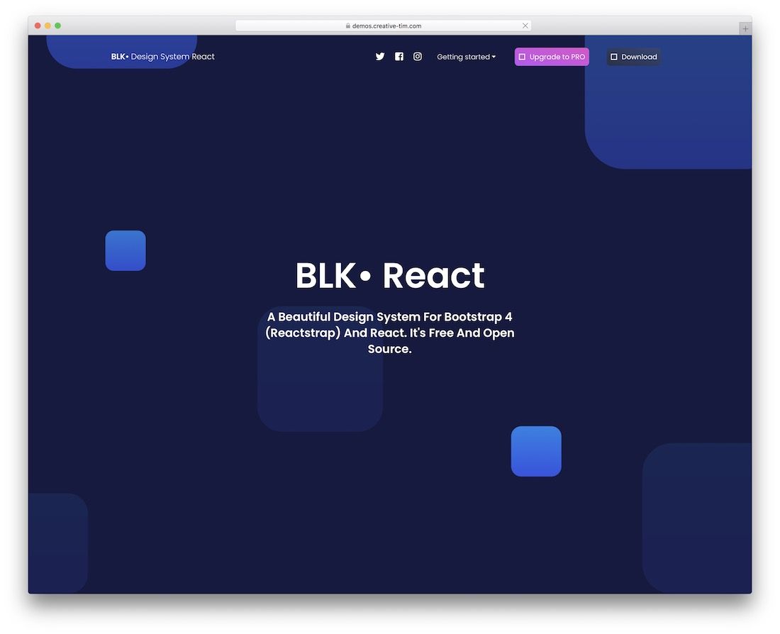 blk design system reagisce liberamente