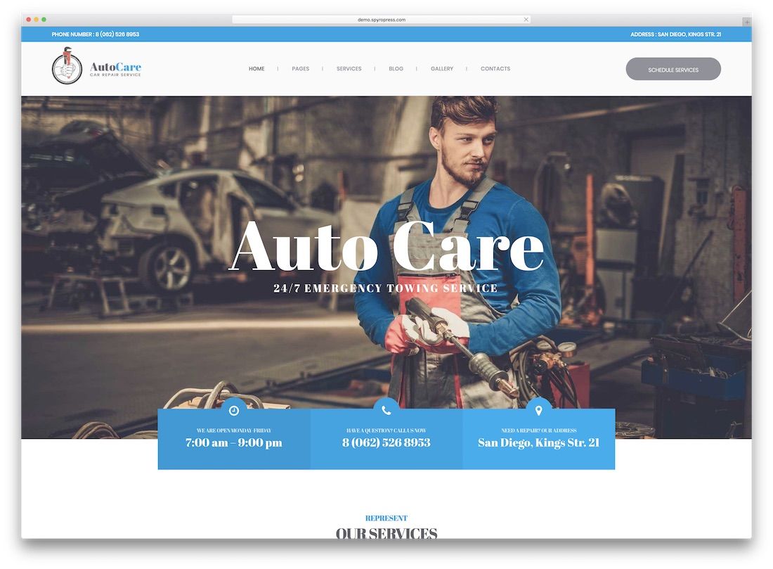 ธีมที่เข้ากันได้กับ autocare ecwid