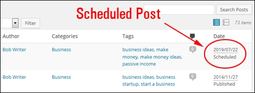 How To Schedule WP Posts