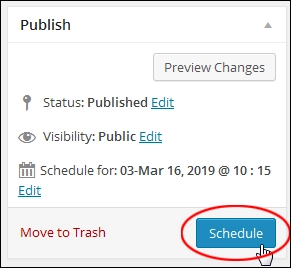 How To Schedule WordPress Blog Posts