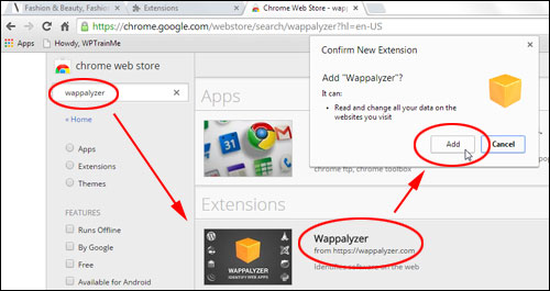 Wappalyzer - Web 瀏覽器擴展 (Firefox / Chrome)