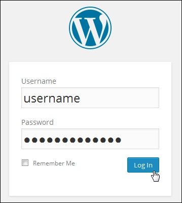 กล่องเข้าสู่ระบบ WordPress