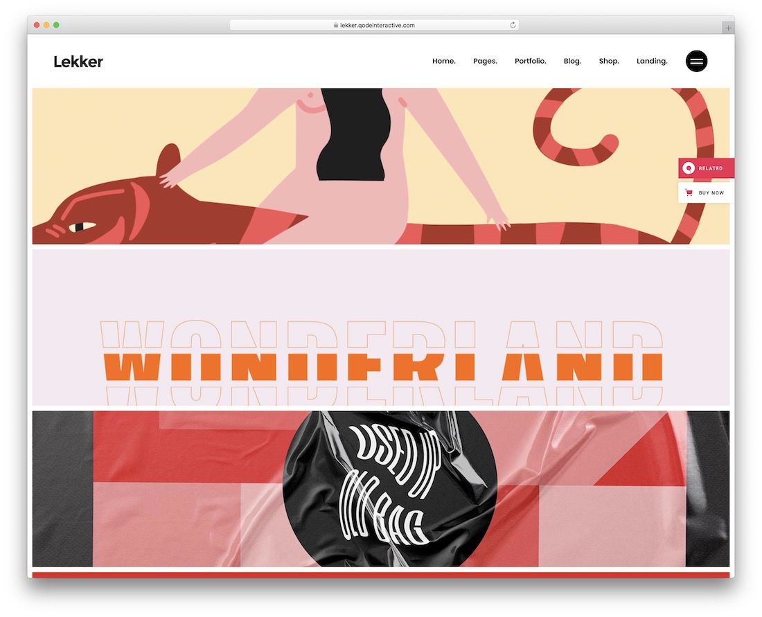 lekker lindo tema wordpress