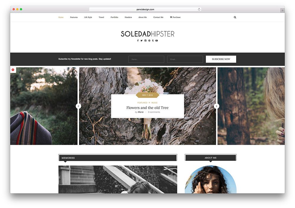 soledad-güzel-minimal-wordpress-blog-teması