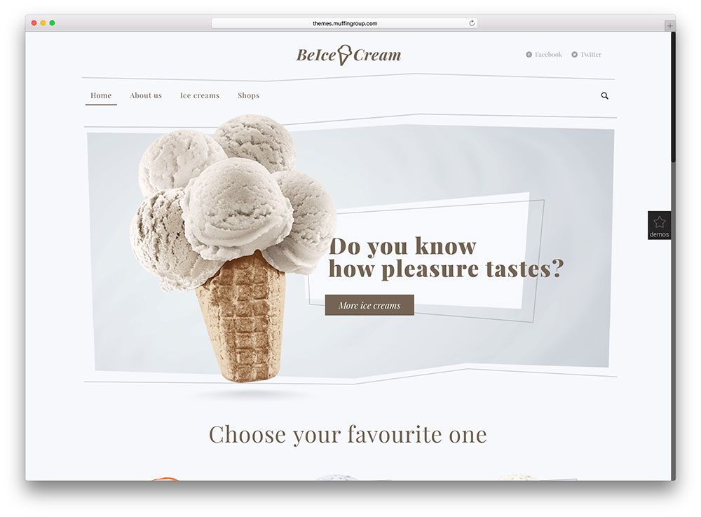 betheme-creative-ไอศครีม-ธีม