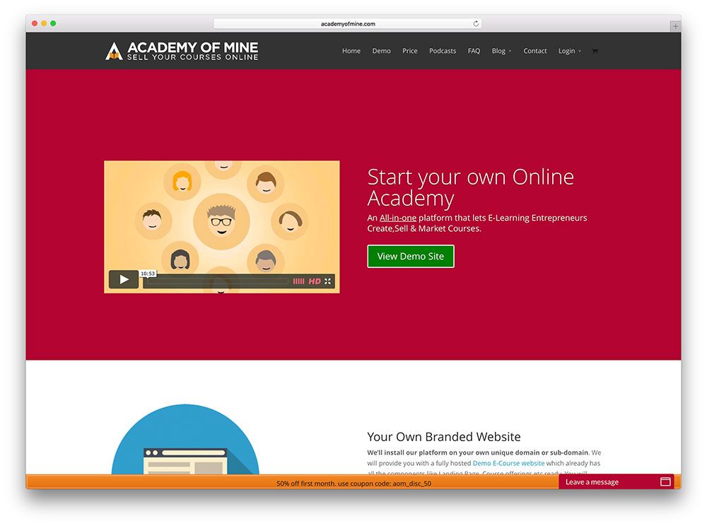 academyofmine-online-course-website-with-divi