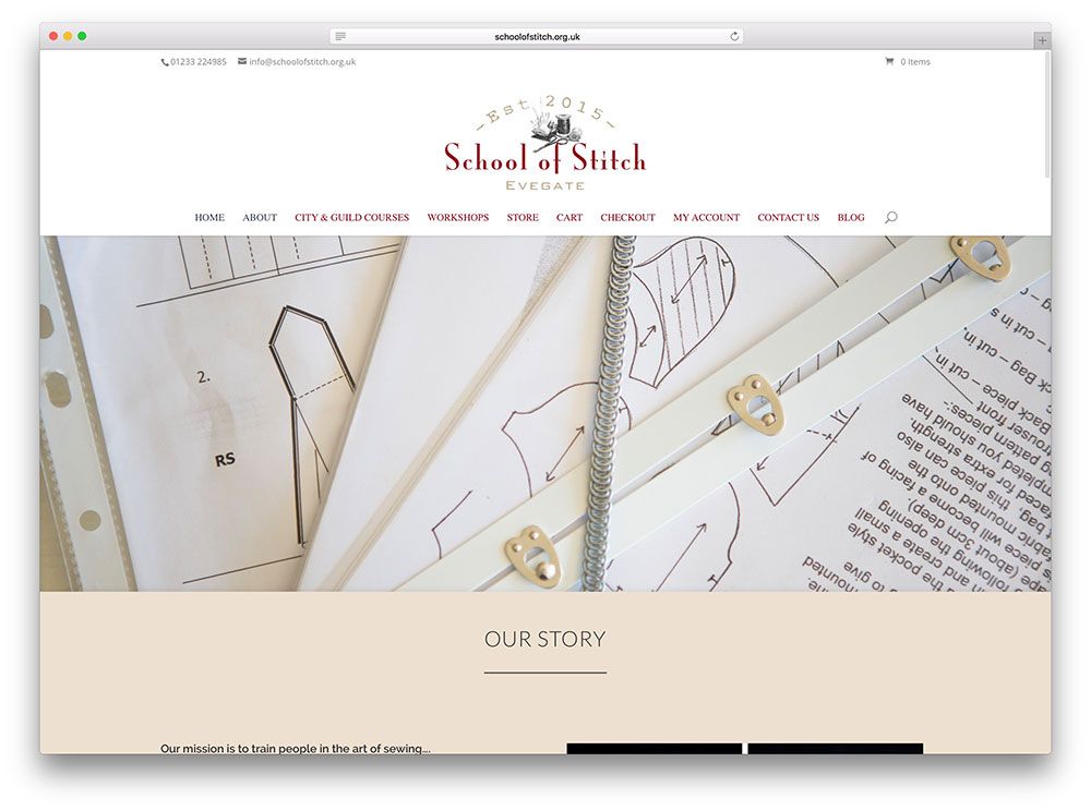 Schoolofstitch-education-website-divi-template