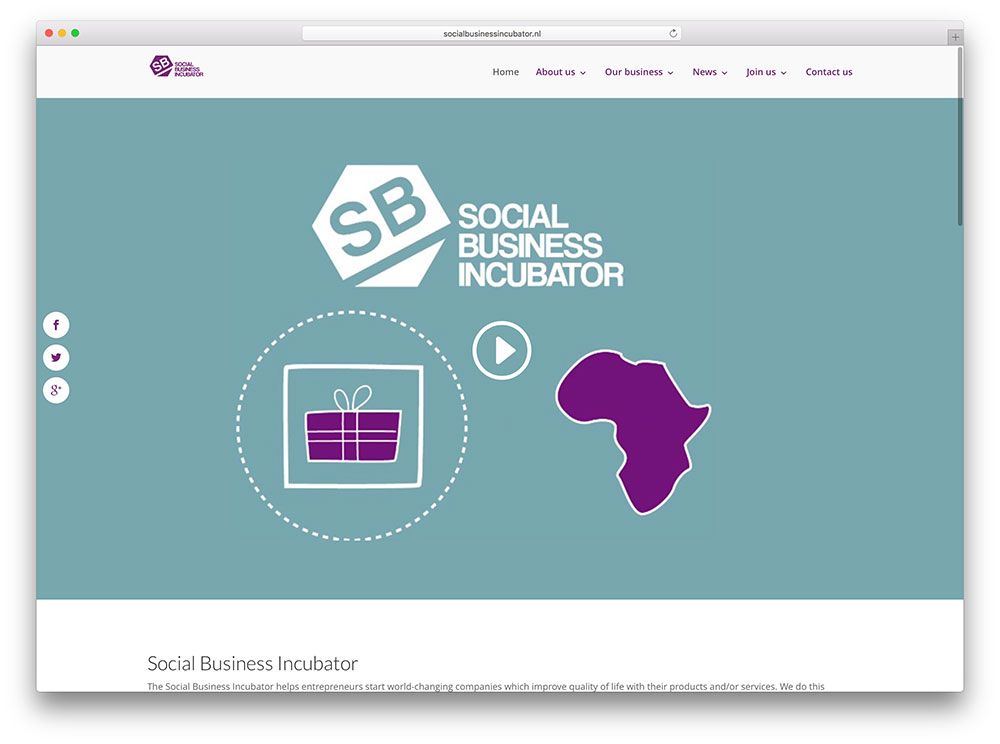 socialbusinessincubator-social-business-using-divi-主题