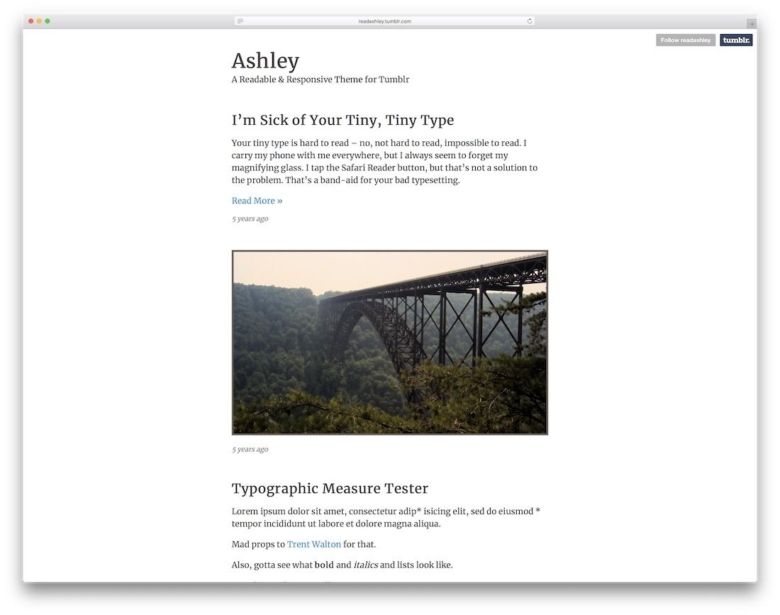 tema tumblr gratis ashley