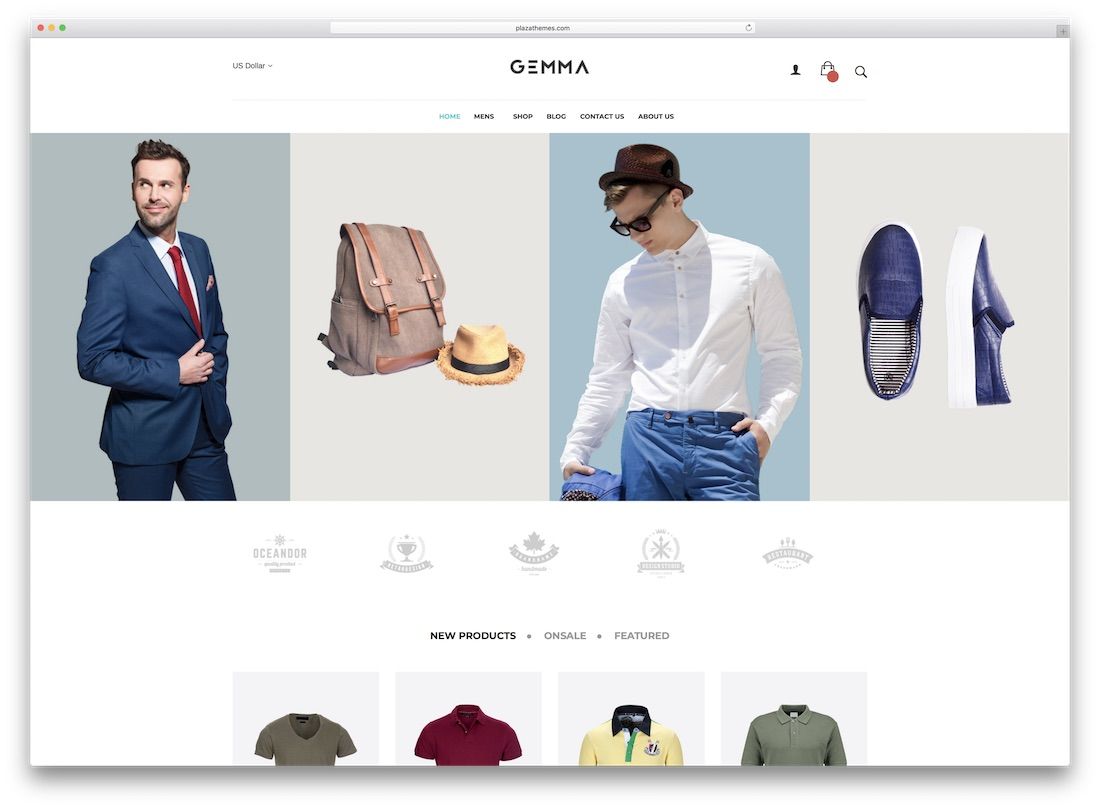 tema della moda gemma magento