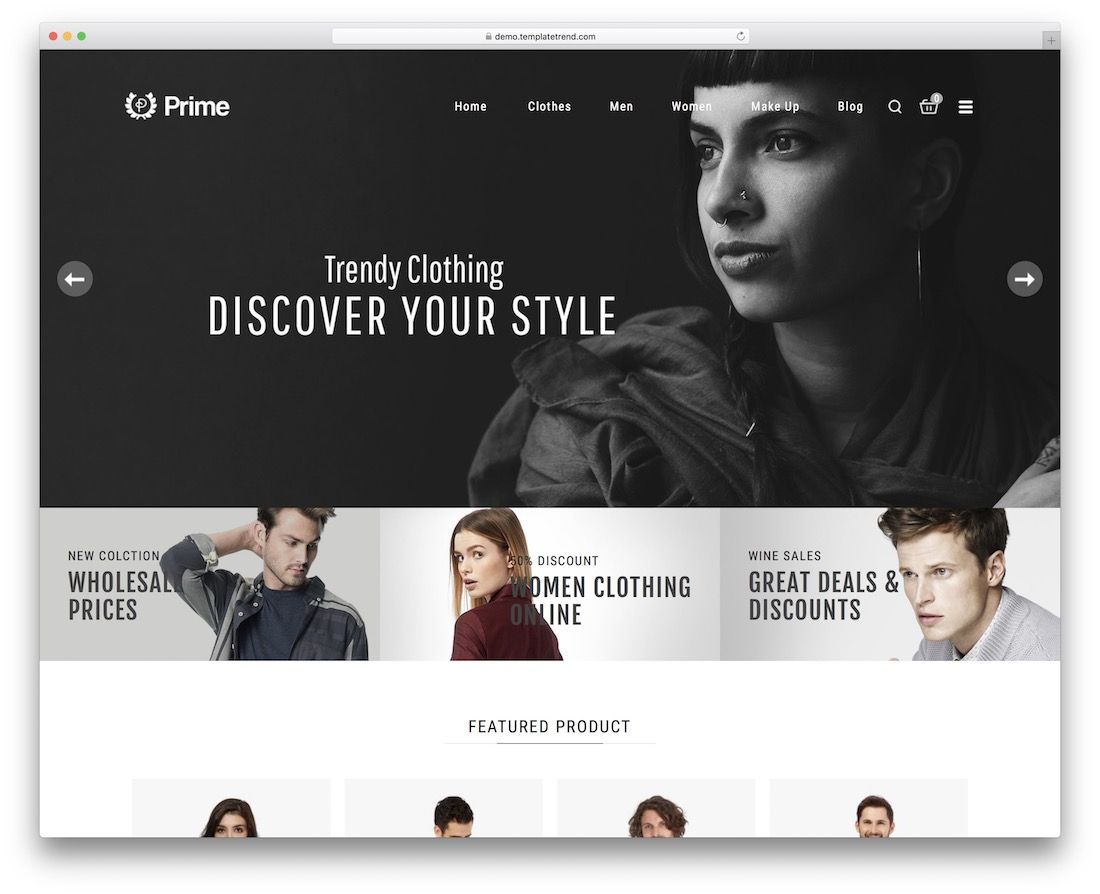 tema de moda prime magento