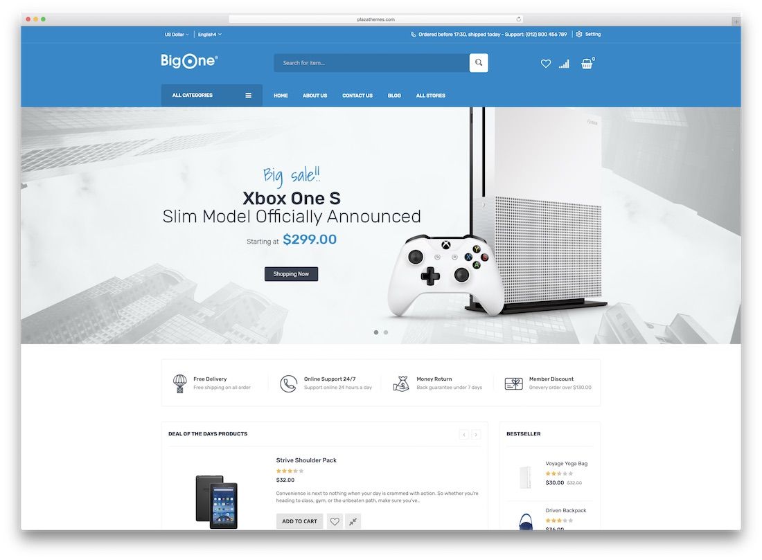 tema de tecnología bigone magento