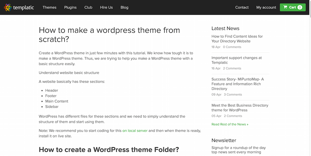 Cum să faci o temă wordpress de la zero -