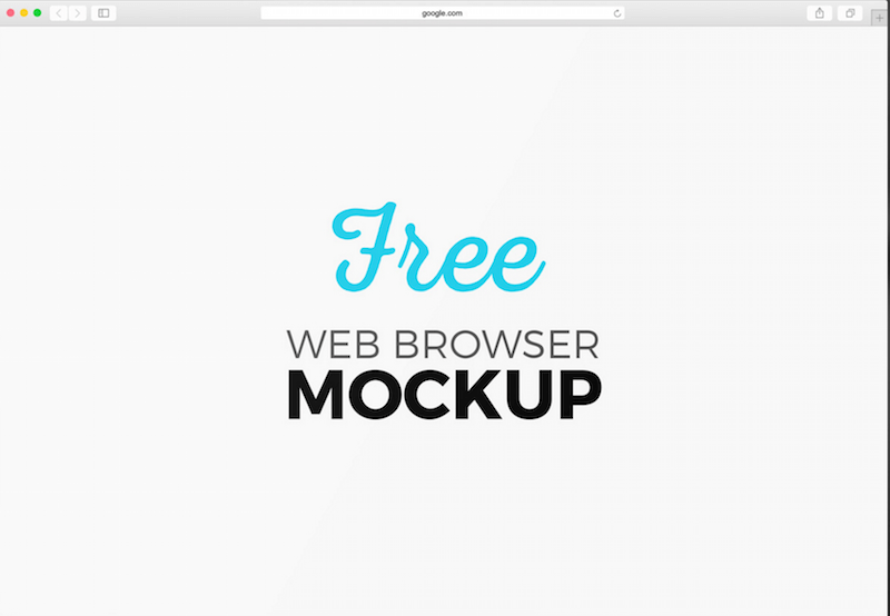 免费 Web 浏览器样机集 - PSD