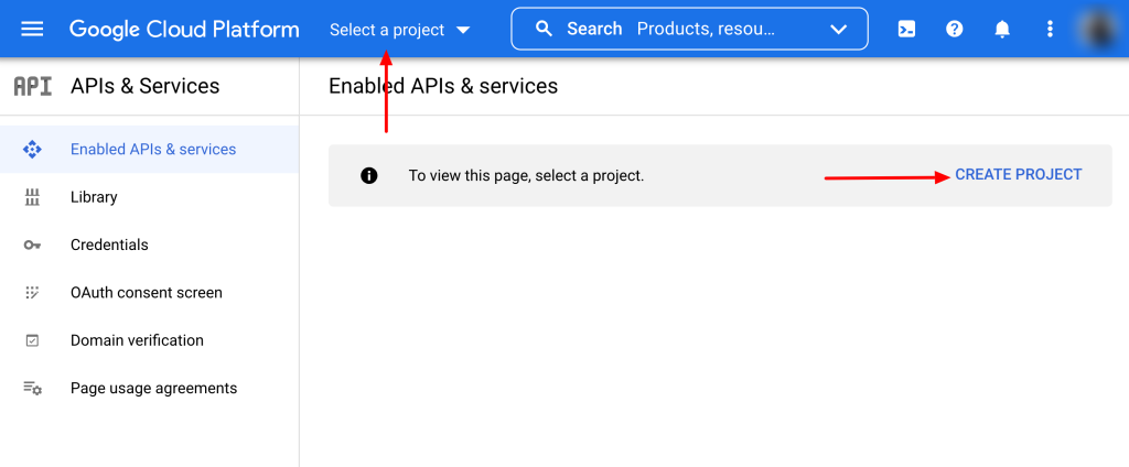 ottieni la chiave API di Google Place